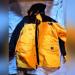 Vintage Dewalt Racing 90s Carhartt Men's C48 YLW Jacket Medium